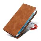 For vivo Y53s 5G / iQOO Z5x / T1x Skin Feel Magnetic Horizontal Flip Leather Phone Case(Light Brown) - 6