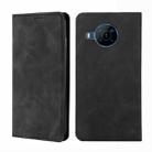 For Nokia X100 Skin Feel Magnetic Horizontal Flip Leather Phone Case(Black) - 1