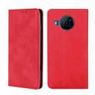 For Nokia X100 Skin Feel Magnetic Horizontal Flip Leather Phone Case(Red) - 1