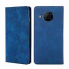 For Nokia X100 Skin Feel Magnetic Horizontal Flip Leather Phone Case(Blue) - 1