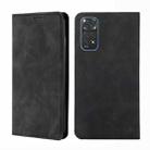 For Xiaomi Redmi Note 11 Global / Note 11S Skin Feel Magnetic Flip Leather Phone Case(Black) - 1