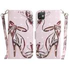 For Wiko Y82 3D Colored Horizontal Flip Leather Phone Case(Butterfly High-heeled) - 1