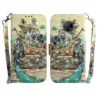For Nokia G300 3D Colored Horizontal Flip Leather Phone Case(Zoo) - 1