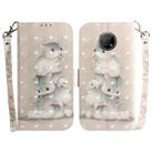 For Nokia G300 3D Colored Horizontal Flip Leather Phone Case(Squirrels) - 1