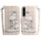 For Sony Xperia 1 III 3D Colored Horizontal Flip Leather Phone Case(Squirrels) - 1