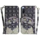 For Sony Xperia 10 III 3D Colored Horizontal Flip Leather Phone Case(Hug Cat) - 1