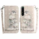 For Sony Xperia 1 IV 3D Colored Horizontal Flip Leather Phone Case(Squirrels) - 1