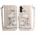 For Samsung Galaxy A13 5G 3D Colored Horizontal Flip Leather Phone Case(Squirrels) - 1