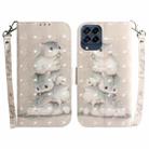 For Samsung Galaxy M33 5G 3D Colored Horizontal Flip Leather Phone Case(Squirrels) - 1