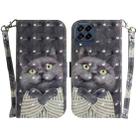 For Samsung Galaxy M53 5G 3D Colored Horizontal Flip Leather Phone Case(Hug Cat) - 1