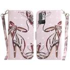 For Xiaomi Redmi Note 10 5G / Poco M3 Pro 3D Colored Horizontal Flip Leather Phone Case(Butterfly High-heeled) - 1