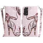 For Xiaomi Redmi Note 11 Foreign 3D Colored Horizontal Flip Leather Phone Case(Butterfly High-heeled) - 1