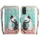 For Xiaomi Redmi Note 11 Foreign 3D Colored Horizontal Flip Leather Phone Case(Black White Cat) - 1