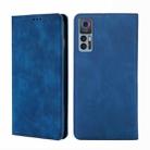 For TCL 30 5G / 30+ 5G Skin Feel Magnetic Horizontal Flip Leather Phone Case(Blue) - 1