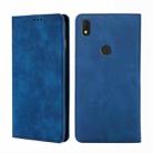 For Alcatel Axel / Lumos Skin Feel Magnetic Horizontal Flip Leather Phone Case(Blue) - 1