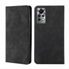For Infinix Hot 11S-X6812 Skin Feel Magnetic Horizontal Flip Leather Phone Case(Black) - 1