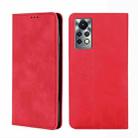 For Infinix Hot 11S-X6812 Skin Feel Magnetic Horizontal Flip Leather Phone Case(Red) - 1