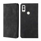 For Kyocera Android One S9-KC S304 / Digno Sanga Edition Skin Feel Magnetic Horizontal Flip Leather Phone Case(Black) - 1