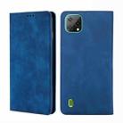 For Blackview A55 Skin Feel Magnetic Horizontal Flip Leather Phone Case(Blue) - 1