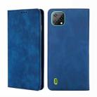 For Blackview A55 Pro Skin Feel Magnetic Horizontal Flip Leather Phone Case(Blue) - 1