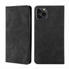 For Blackview A95 Skin Feel Magnetic Horizontal Flip Leather Phone Case(Black) - 1