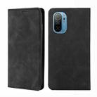 For Ulefone Note 13P Skin Feel Magnetic Horizontal Flip Leather Phone Case(Black) - 1