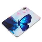 For iPad mini 6 Painted TPU Tablet Case(Blue Butterfly) - 3