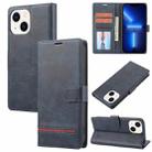 For iPhone 13 mini Classic Wallet Flip Leather Phone Case (Blue) - 1