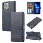 For iPhone 13 Pro Classic Wallet Flip Leather Phone Case (Blue) - 1