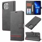 For iPhone 12 Pro Max Classic Wallet Flip Leather Phone Case(Black) - 1