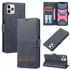 For iPhone 11 Pro Classic Wallet Flip Leather Phone Case (Blue) - 1