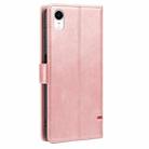 For iPhone XR Classic Wallet Flip Leather Phone Case(Pink) - 3