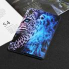 For Lenovo Legion Y700 Painted TPU Tablet Case(Blue Leopard) - 1