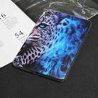 For Nokia T20 10.4 2021 Painted TPU Tablet Case(Blue Leopard) - 1