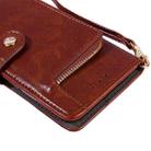 For OPPO Realme C35 Zipper Bag Leather Phone Case(Black) - 6