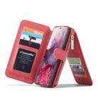 For Galaxy S20 CaseMe Crazy Horse Texture Detachable Multifunctional Horizontal Flip Leather Case, with Card Slot & Holder & Zipper Wallet & Photo Frame(Red) - 4