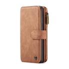 For Galaxy S20 CaseMe Crazy Horse Texture Detachable Multifunctional Horizontal Flip Leather Case, with Card Slot & Holder & Zipper Wallet & Photo Frame(Brown) - 2
