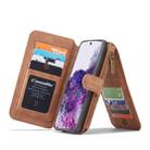 For Galaxy S20 CaseMe Crazy Horse Texture Detachable Multifunctional Horizontal Flip Leather Case, with Card Slot & Holder & Zipper Wallet & Photo Frame(Brown) - 4