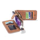 For Galaxy S20 CaseMe Crazy Horse Texture Detachable Multifunctional Horizontal Flip Leather Case, with Card Slot & Holder & Zipper Wallet & Photo Frame(Brown) - 6