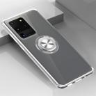 For Galaxy S20 Ultra Ultra-thin TPU Protective Case with 360 Degree Rotation Holder(Transparent) - 1