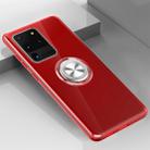 For Galaxy S20 Ultra Ultra-thin TPU Protective Case with 360 Degree Rotation Holder(Red) - 1