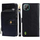 For Blackview A55 Zipper Bag Leather Phone Case(Black) - 1