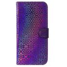For Xiaomi Redmi Note 11 Foreign Colorful Magnetic Buckle Leather Phone Case(Purple) - 2