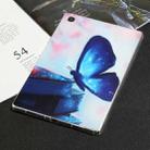 For Samsung Galaxy Tab S6 Lite 10.4 Painted TPU Tablet Case(Blue Butterfly) - 1