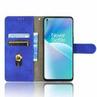 For OnePlus Nord 2T 5G Skin Feel Magnetic Flip Leather Phone Case(Blue) - 4