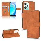 For OnePlus Nord CE 2 Lite 5G Skin Feel Magnetic Flip Leather Phone Case(Brown) - 1