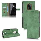 For Oukitel WP18 Skin Feel Magnetic Flip Leather Phone Case(Green) - 1