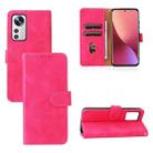 For Xiaomi 12 Lite Skin Feel Magnetic Flip Leather Phone Case(Rose Red) - 1