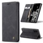 For Galaxy S20 Plus CaseMe Multifunctional Horizontal Flip Leather Case, with Card Slot & Holder & Wallet(Black) - 1