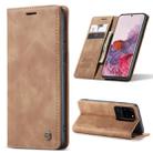 For Galaxy S20 Ultra CaseMe Multifunctional Horizontal Flip Leather Case, with Card Slot & Holder & Wallet(Brown) - 1